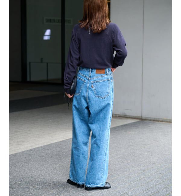 OUTDOOR PRODUCTS Usual Things「追加7 ULTデニムハイライズルーズ5PKT」|デニム|