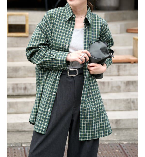 OUTDOOR PRODUCTS Usual Things「LITTLE＆DAD チェックアイコンシャツ(DAD)」|シャツ・ブラウス|