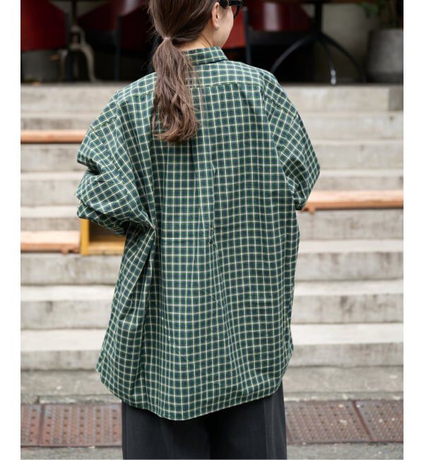 OUTDOOR PRODUCTS Usual Things「LITTLE＆DAD チェックアイコンシャツ(DAD)」|シャツ・ブラウス|