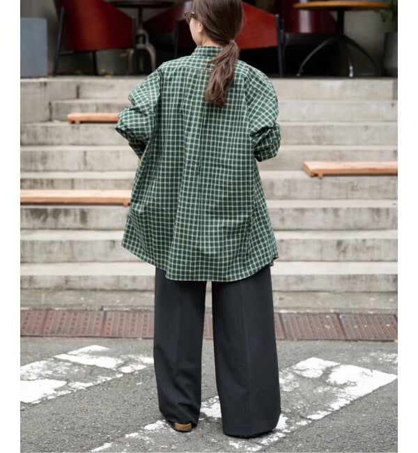 OUTDOOR PRODUCTS Usual Things「LITTLE＆DAD チェックアイコンシャツ(DAD)」|シャツ・ブラウス|