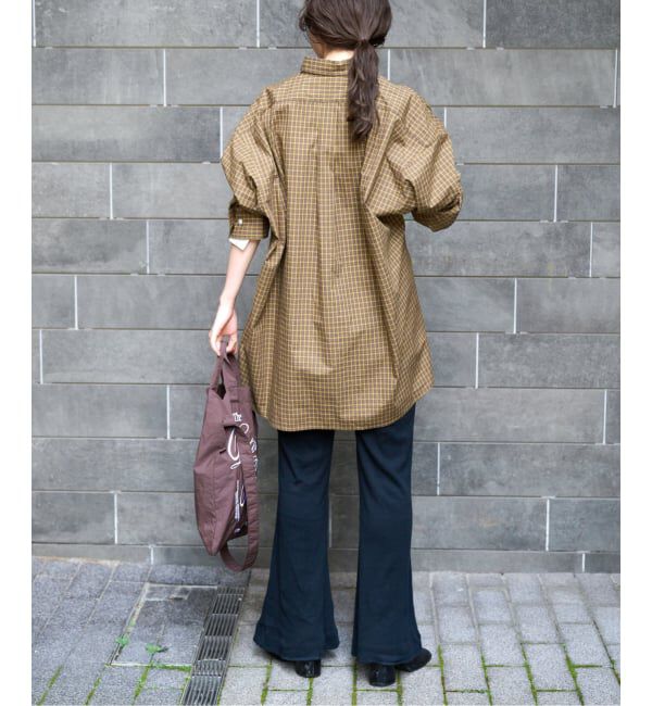 OUTDOOR PRODUCTS Usual Things「LITTLE＆DAD チェックアイコンシャツ(DAD)」|シャツ・ブラウス|