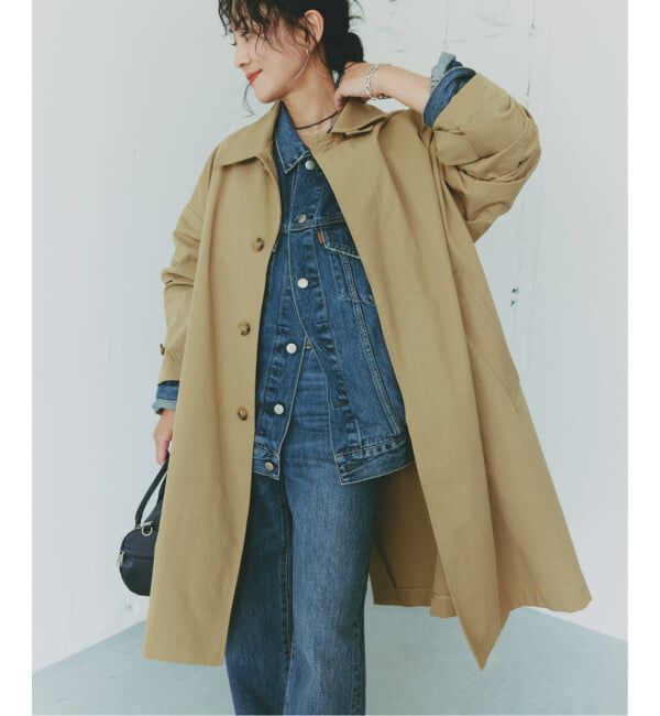 OUTDOOR PRODUCTS Usual Things「Cozue Ninomiya ex SOUTIN COLLAR COAT」|ステンカラーコート|