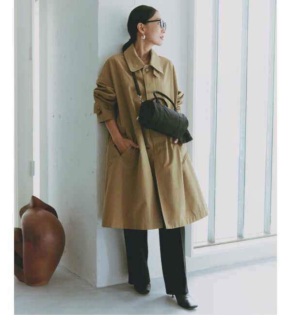 OUTDOOR PRODUCTS Usual Things「Cozue Ninomiya ex SOUTIN COLLAR COAT」|ステンカラーコート|