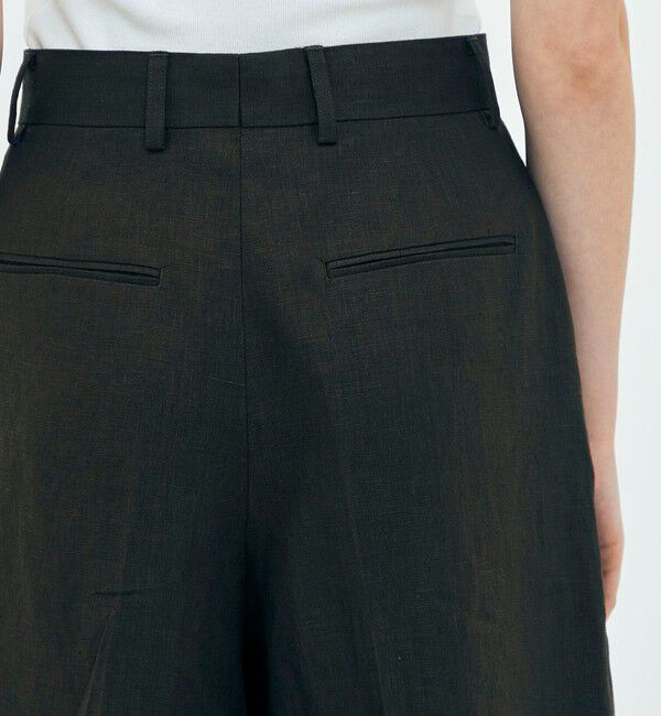 Edition「edition pourell リネン タックショートパンツ」|その他|