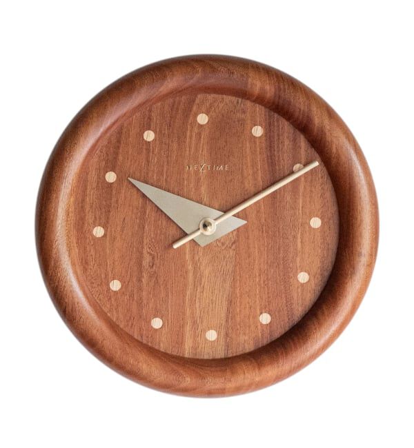 journal standard Furniture「《予約》【NeXtime】Dowel Circle Wall Clock　掛け時計」|クロック・置時計|