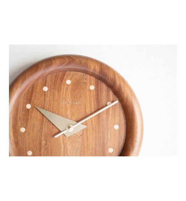 journal standard Furniture「《予約》【NeXtime】Dowel Circle Wall Clock　掛け時計」|クロック・置時計|