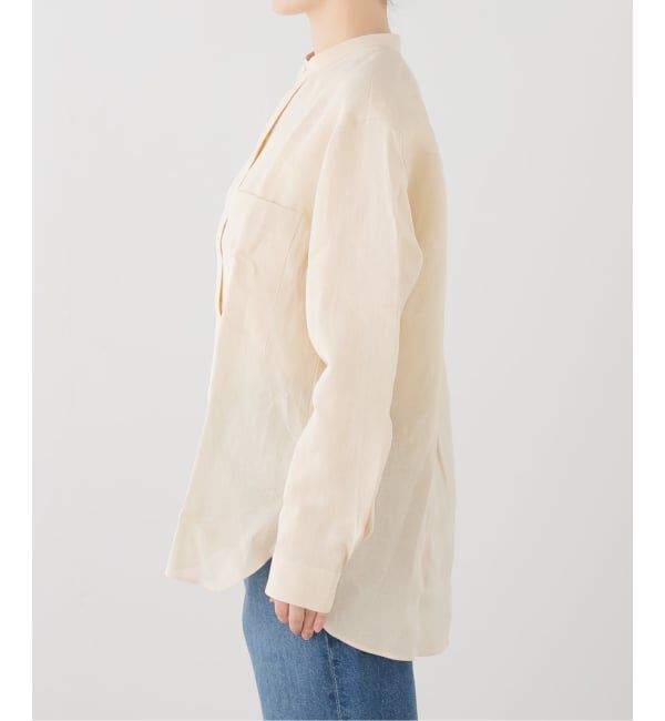 IENA LA BOUCLE「seya. セヤ RIVERMAN オーバーシャツ NK01283F142」|シャツ・ブラウス|