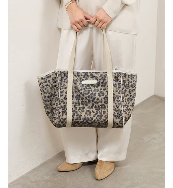IENA「《洗濯機洗い可》qbag paris/キューバッグ パリ 別注NEST ZIP M バッグ」|トートバッグ|
