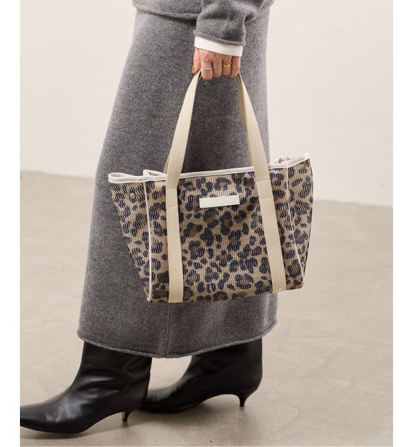 IENA「《洗濯機洗い可》qbag paris/キューバッグ パリ 別注NEST ZIP S バッグ」|トートバッグ|