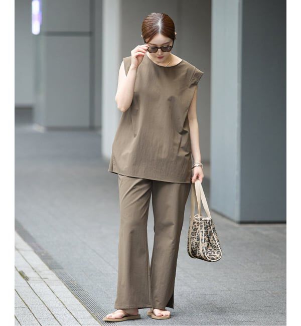 IENA「《洗濯機洗い可》qbag paris/キューバッグ パリ 別注NEST ZIP S バッグ」|トートバッグ|