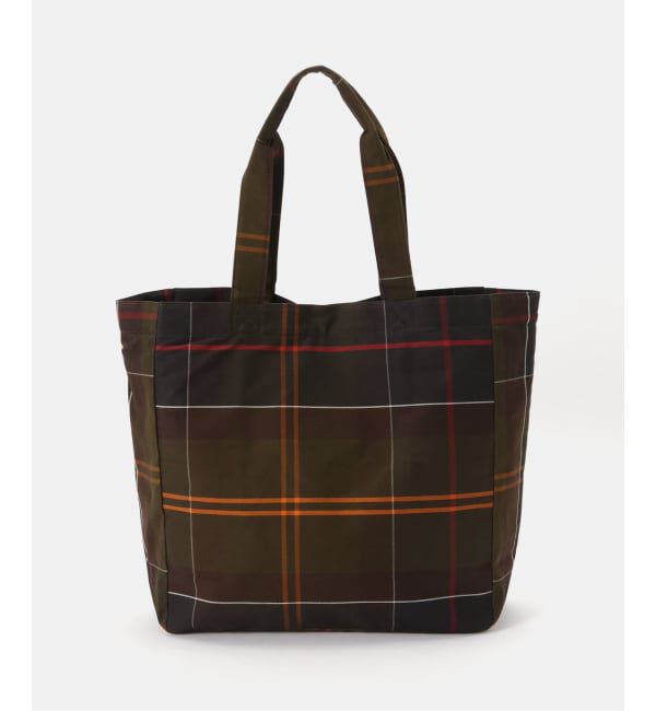 SLOBE IENA「BARBOUR/バブアー TELFIELD TARTAN TOTE BAG UBA0751TN51/TN11」|トートバッグ|