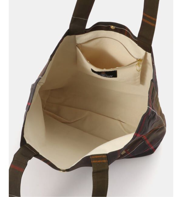 SLOBE IENA「BARBOUR/バブアー TELFIELD TARTAN TOTE BAG UBA0751TN51/TN11」|トートバッグ|