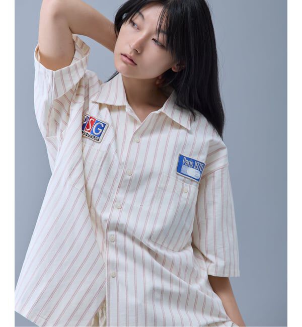 Paris Saint-Germain「【Paris Saint-Germain / パリ・サン＝ジェルマン】 JP 1970 Stripe Shirt」|シャツ・ブラウス|