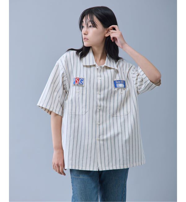 Paris Saint-Germain「【Paris Saint-Germain / パリ・サン＝ジェルマン】 JP 1970 Stripe Shirt」|シャツ・ブラウス|