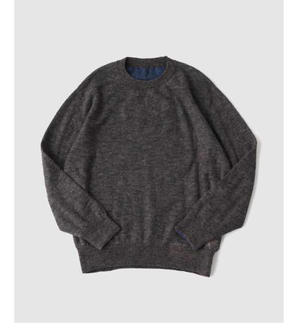 417 EDIFICE「crepuscule / クレプスキュール W/G Mohair Reversible P/O」|ニット・セーター|ブラウン