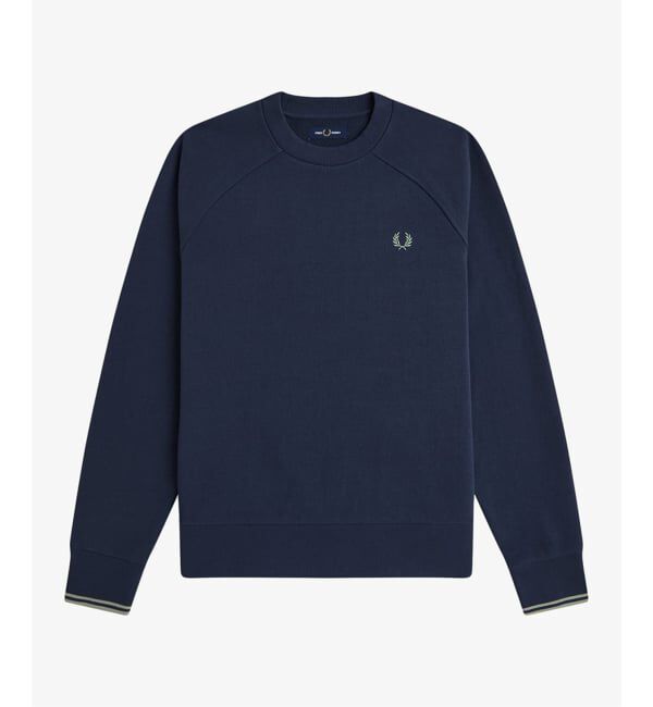 JOURNAL STANDARD「《予約》FRED PERRY / フレッドペリー M3495_TIPPED CREWNECK SWEAT」|スウェット・ジャージ|ネイビー