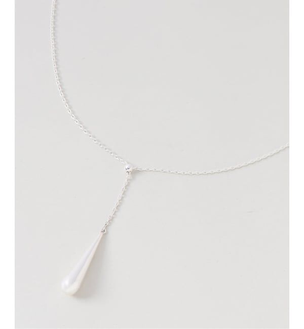 Spick and Span「【SAMH by LILAS】PUFFドロップYネックレス SV」|ネックレス|