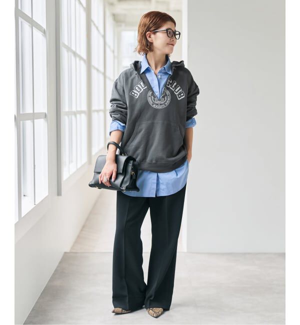 Spick and Span「《別注 / 予約》BOOK CLUB / ブッククラブ Vtg. Cut Off Sweat Hoodi」|パーカー|