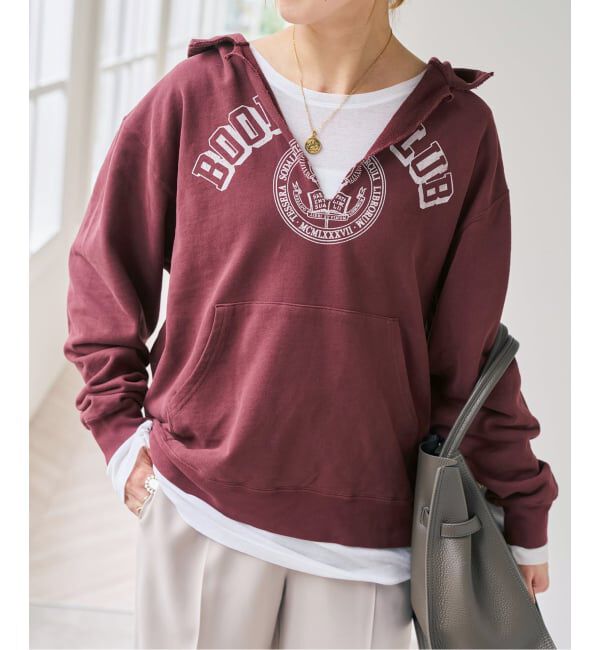Spick and Span「《別注 / 予約》BOOK CLUB / ブッククラブ Vtg. Cut Off Sweat Hoodi」|パーカー|