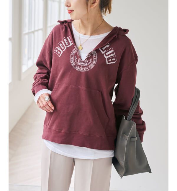 Spick and Span「《別注 / 予約》BOOK CLUB / ブッククラブ Vtg. Cut Off Sweat Hoodi」|パーカー|