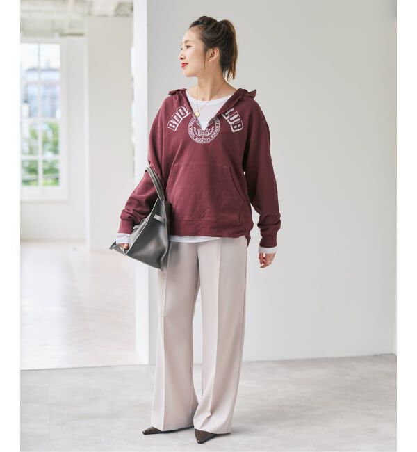 Spick and Span「《別注 / 予約》BOOK CLUB / ブッククラブ Vtg. Cut Off Sweat Hoodi」|パーカー|