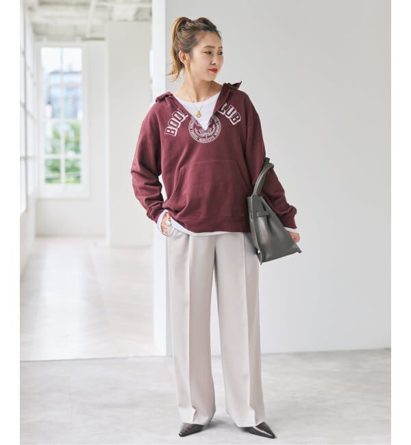 Spick and Span「《別注 / 予約》BOOK CLUB / ブッククラブ Vtg. Cut Off Sweat Hoodi」|パーカー|