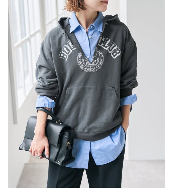 Spick and Span「《別注 / 予約》BOOK CLUB / ブッククラブ Vtg. Cut Off Sweat Hoodi」|パーカー|