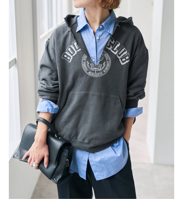Spick and Span「《別注 / 予約》BOOK CLUB / ブッククラブ Vtg. Cut Off Sweat Hoodi」|パーカー|