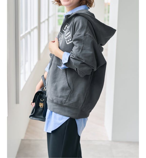 Spick and Span「《別注 / 予約》BOOK CLUB / ブッククラブ Vtg. Cut Off Sweat Hoodi」|パーカー|