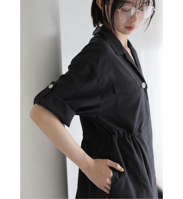  「【洗える】リネン混ワークシャツジャケット」|その他|