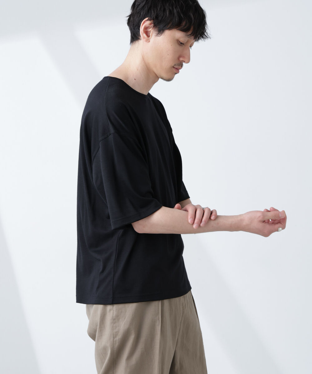 NANO universe「「ALL-DAYS COMFORT 100% WOOL」 エレガンスTEE」|Tシャツ・カットソー|