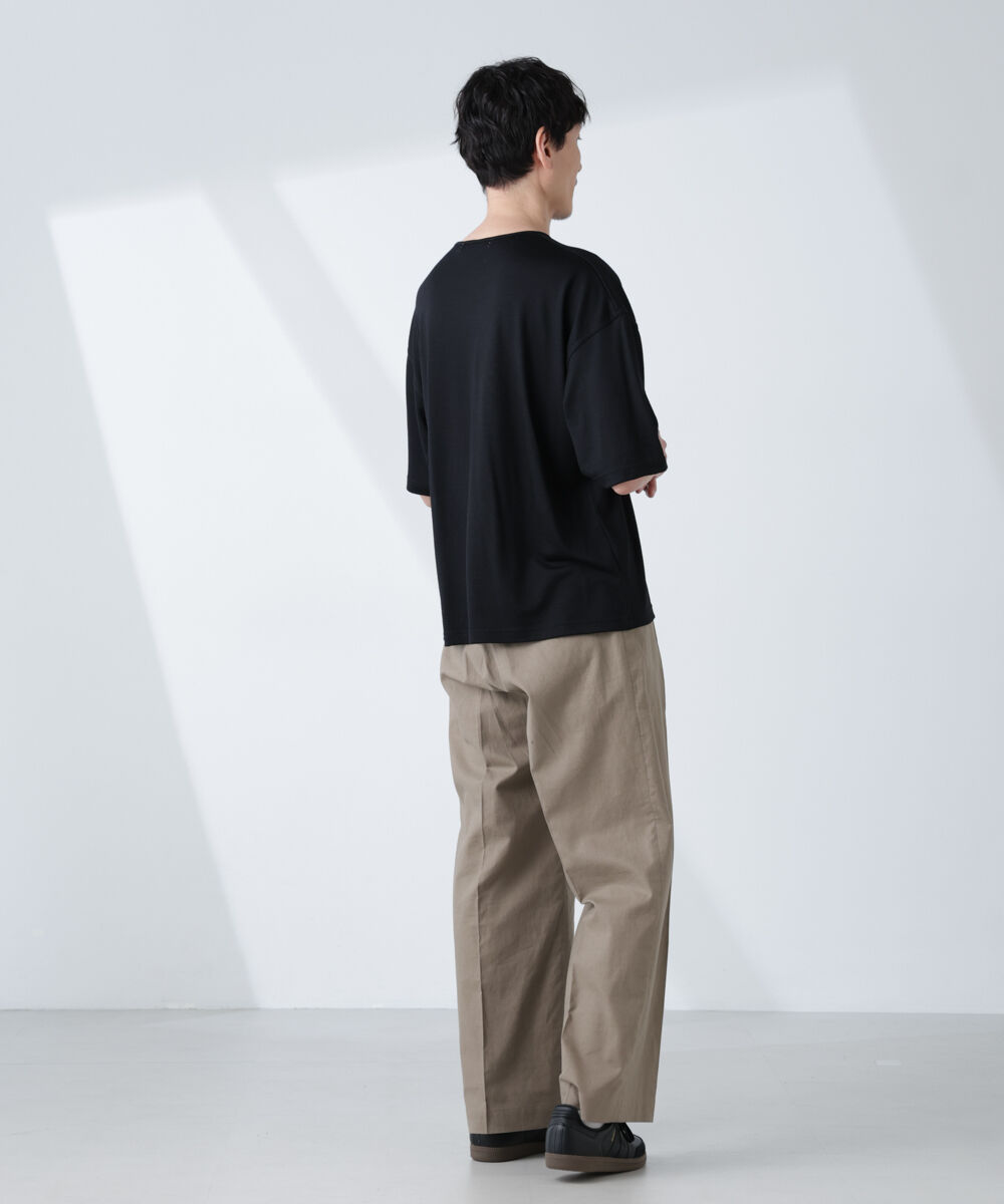NANO universe「「ALL-DAYS COMFORT 100% WOOL」 エレガンスTEE」|Tシャツ・カットソー|