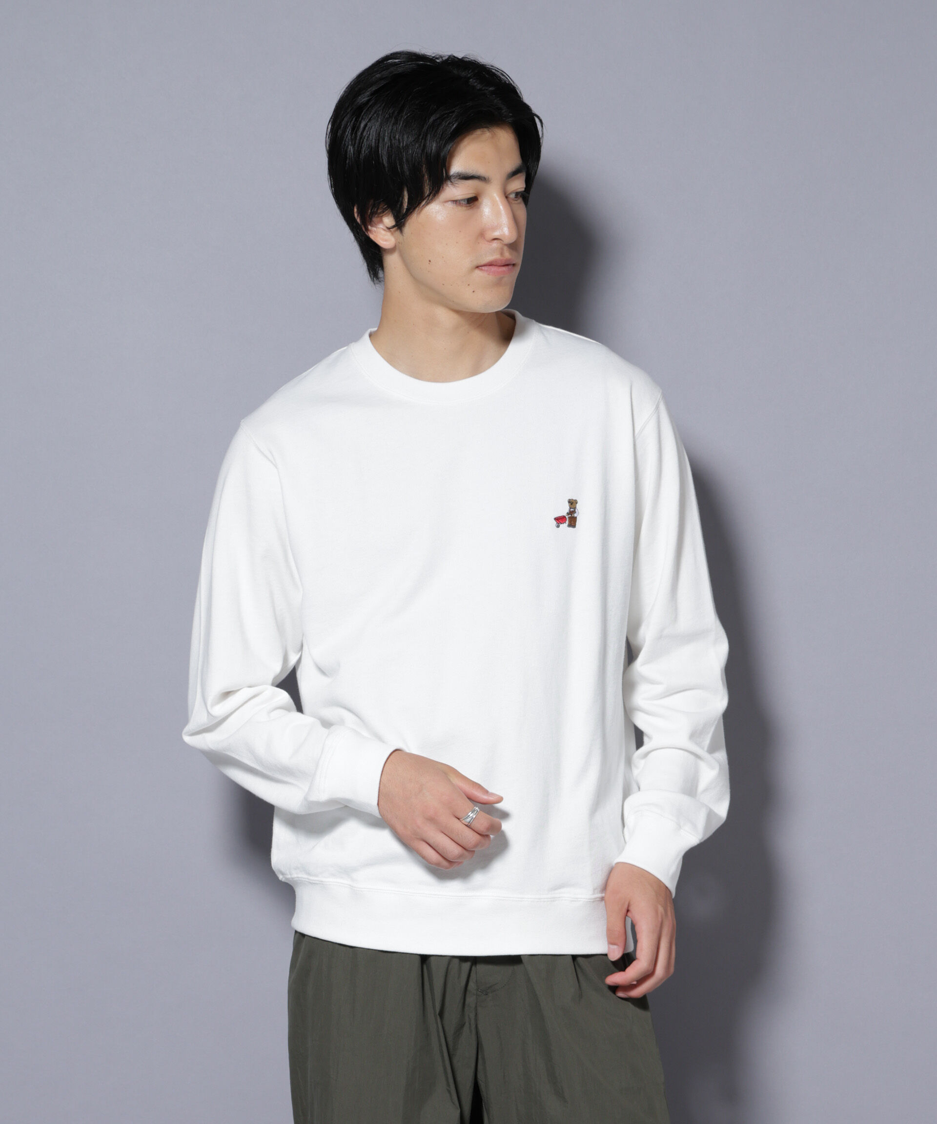 NANO universe「ナノベア ライトスウェット farmer」|Tシャツ・カットソー|
