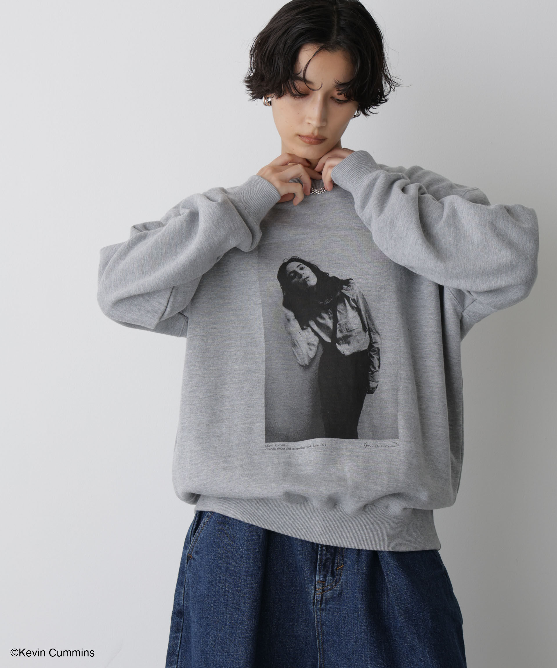 NANO universe「「STEVELOUR」Kevin Cummins&times;STEVELOURトレーナー」|Tシャツ・カットソー|
