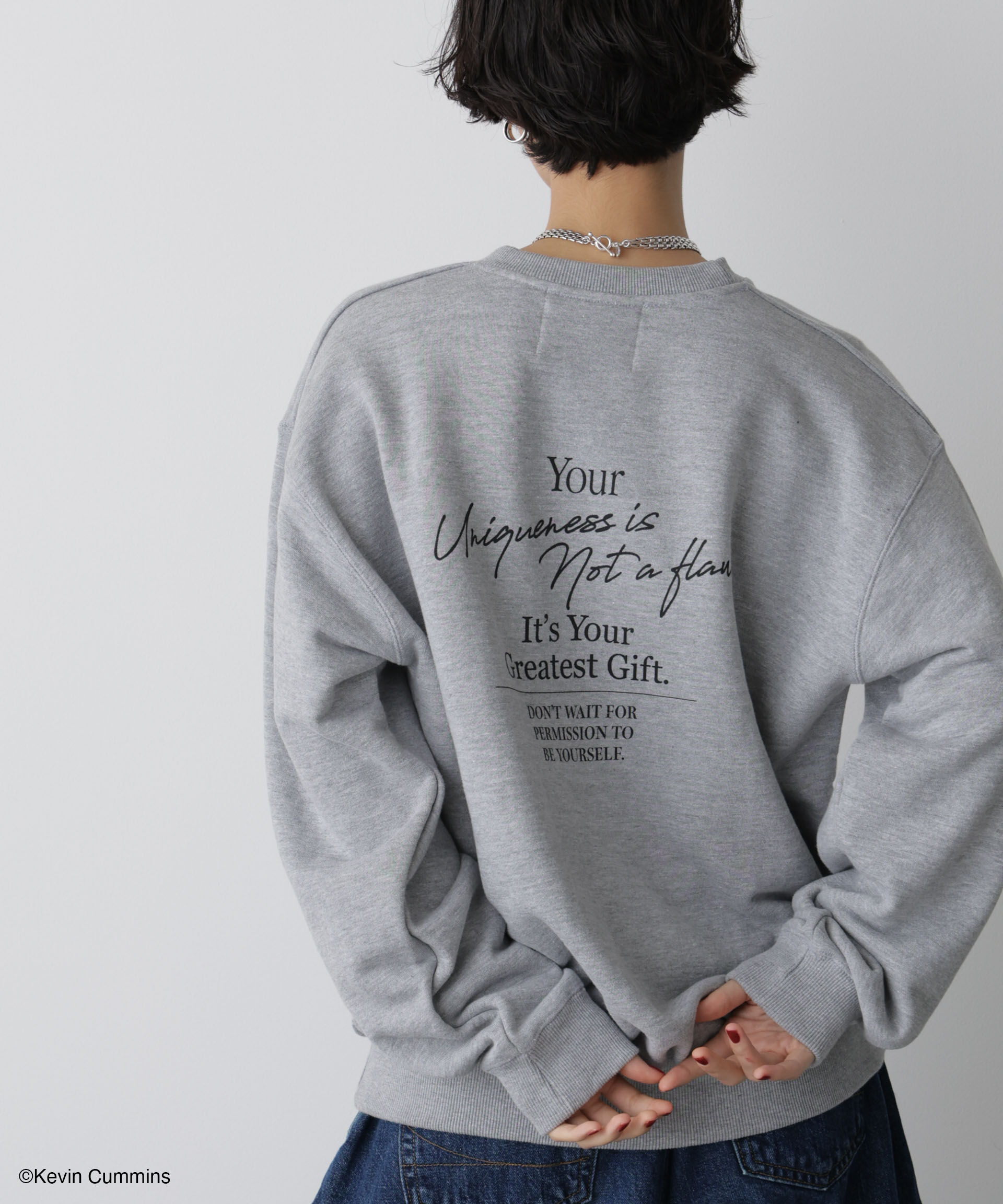 NANO universe「「STEVELOUR」Kevin Cummins&times;STEVELOURトレーナー」|Tシャツ・カットソー|