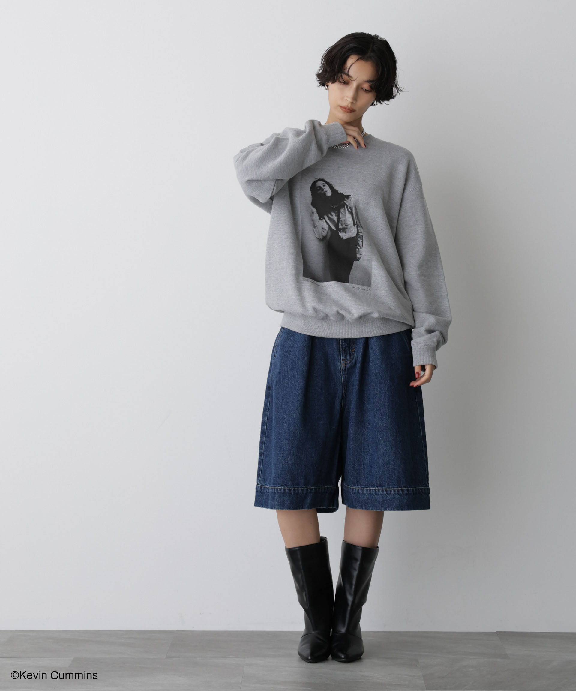NANO universe「「STEVELOUR」Kevin Cummins&times;STEVELOURトレーナー」|Tシャツ・カットソー|