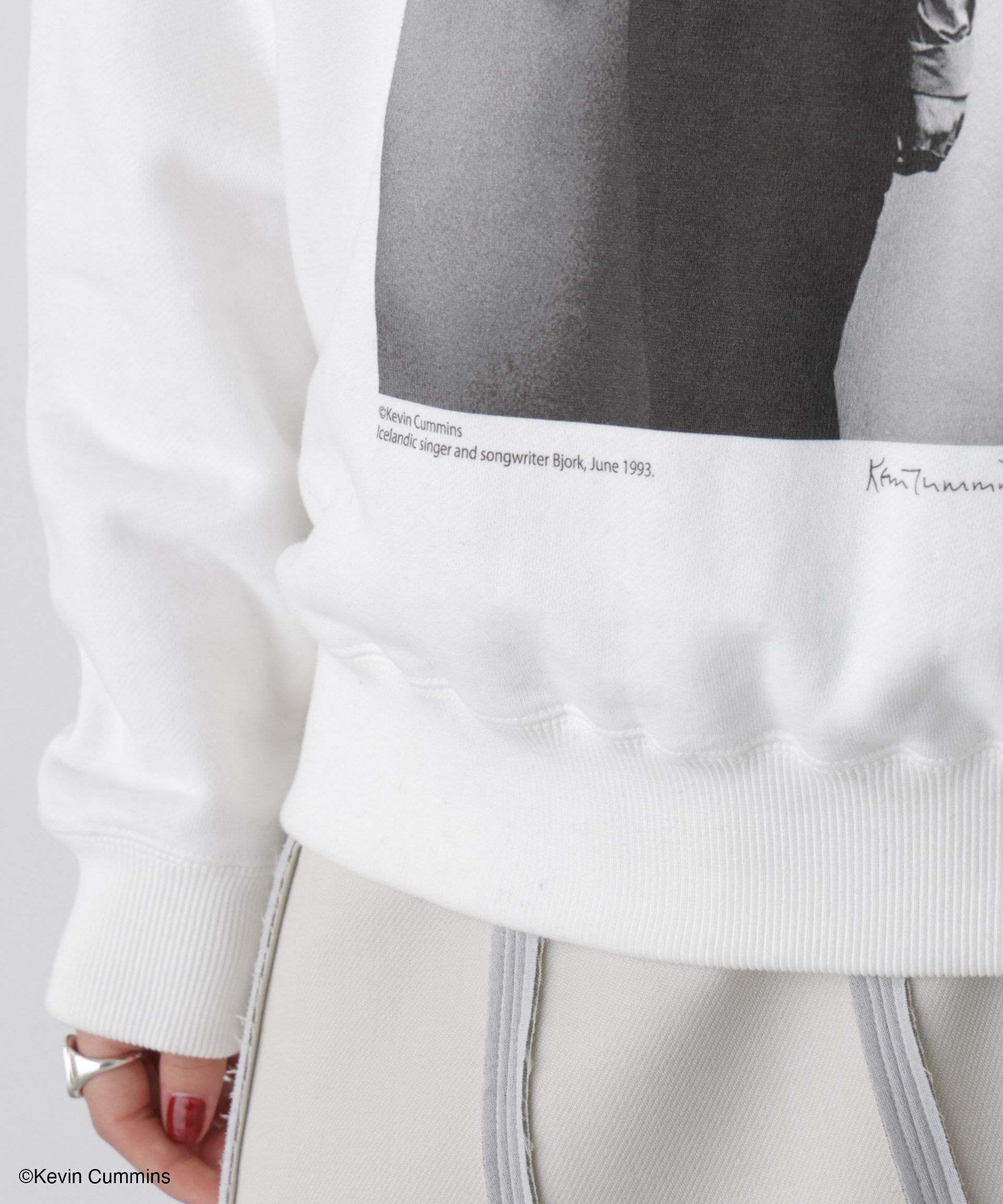 NANO universe「「STEVELOUR」Kevin Cummins&times;STEVELOURトレーナー」|Tシャツ・カットソー|