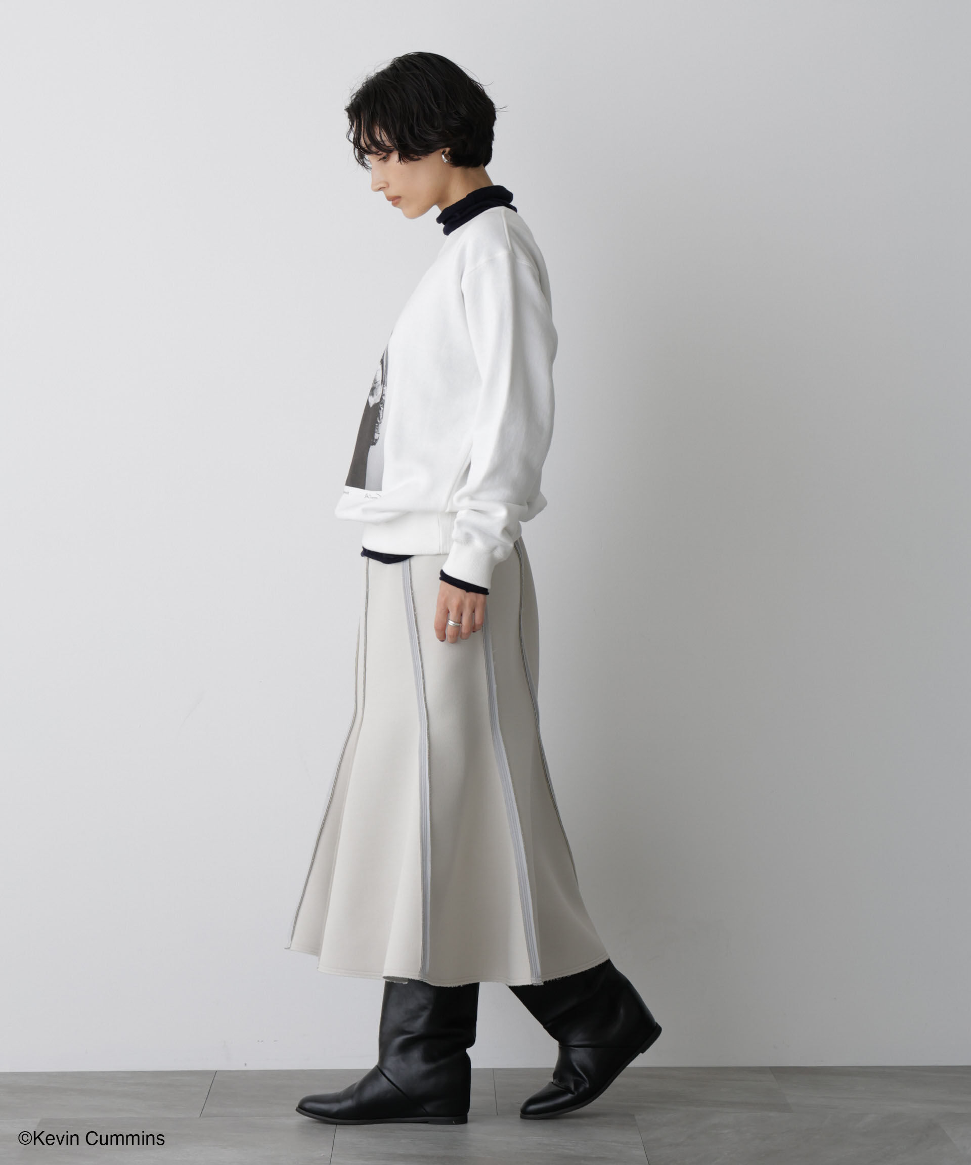 NANO universe「「STEVELOUR」Kevin Cummins&times;STEVELOURトレーナー」|Tシャツ・カットソー|