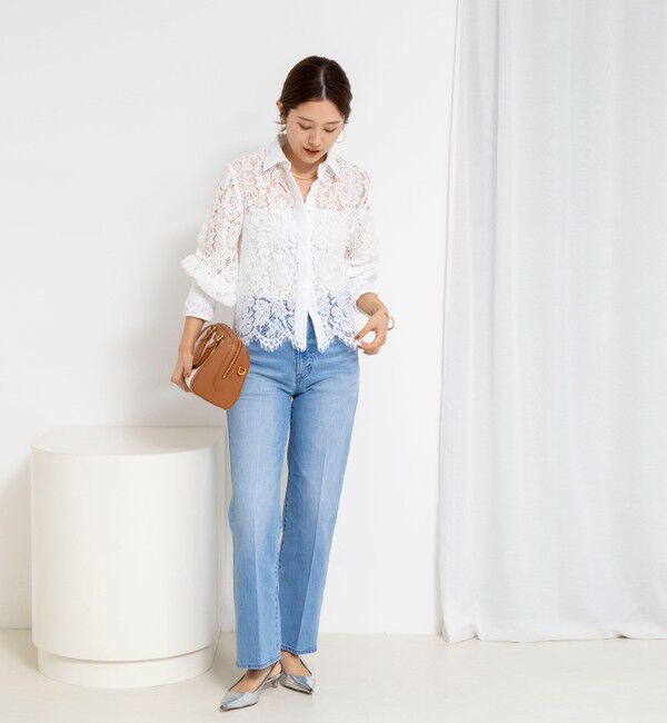 Rie Miller「【追加】《5サイズ展開》【RM denim】センタープレスデニム」|デニム|