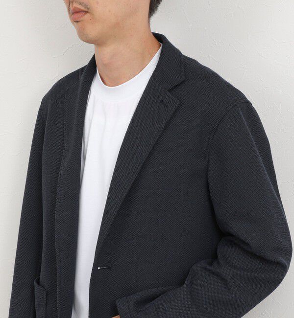 NOLLEY'S goodman「《ビジカジ対応》超長綿ハイゲージポンチ クルーネックドレスTシャツ」|Tシャツ・カットソー|