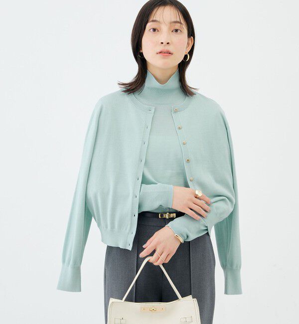 NOLLEY'S sophi「【新色追加】【一部WEB限定カラー】《抗ピンリング/手洗い可能》ウール100 18Ｇハイネックプルオーバー」|ニット・セーター|