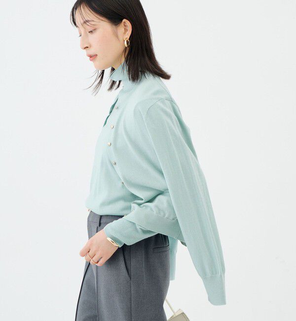 NOLLEY'S sophi「【新色追加】【一部WEB限定カラー】《抗ピンリング/手洗い可能》ウール100 18Ｇハイネックプルオーバー」|ニット・セーター|
