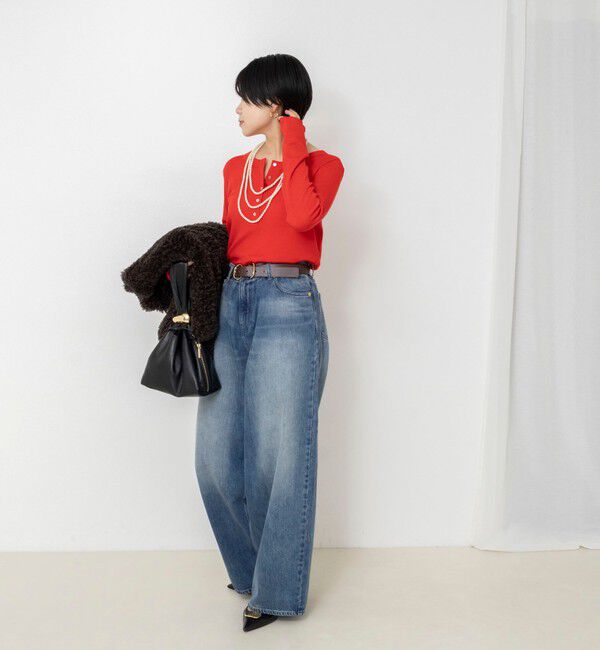 NOLLEY'S「MY STANDARDウォッシャブルリブヘンリー2WAYプルオーバー」|Tシャツ・カットソー|