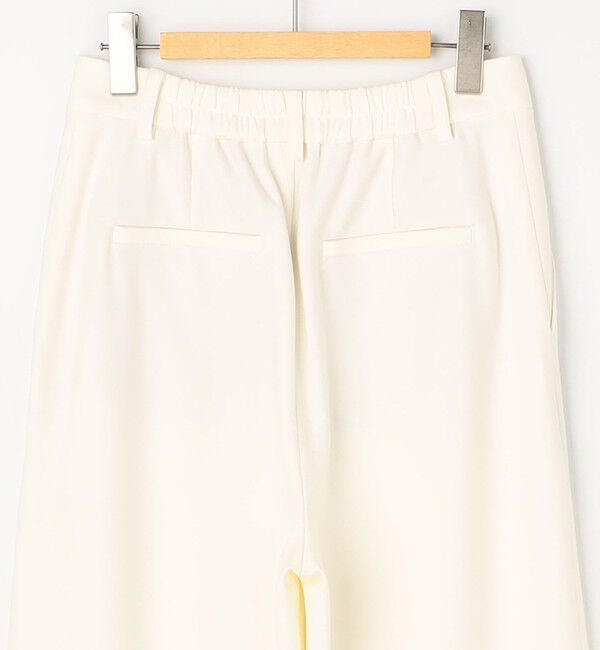 NOLLEY'S「《吸湿発熱/4サイズ展開》ウォッシャブル裏起毛タックワイドパンツ」|その他|