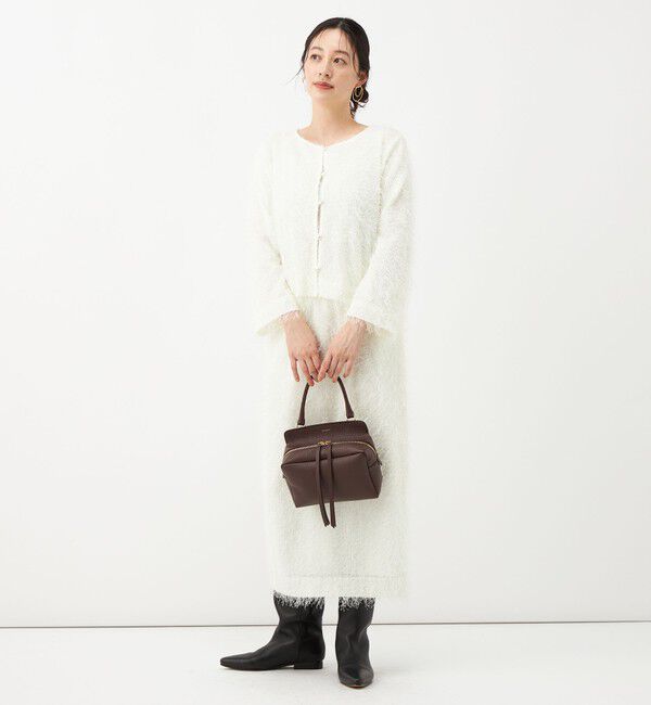 NOLLEY'S「《セットアップ対応》ウォッシャブルラメフリンジ2WAY羽織ブラウス」|シャツ・ブラウス|