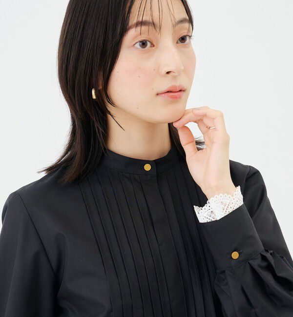 NOLLEY'S「ウォッシャブルレース襟取り外しブラウス」|シャツ・ブラウス|