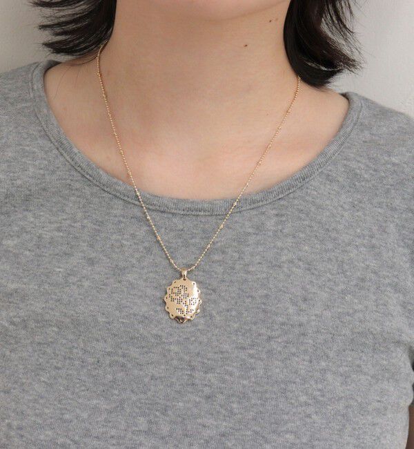 fredy emue「刺繍モチーフトップネックレス」|ネックレス|