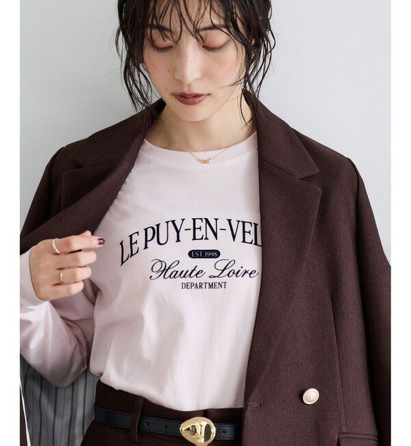 VIS「アソートプリントロングスリーブTシャツ」|Tシャツ・カットソー|ピンク(63)