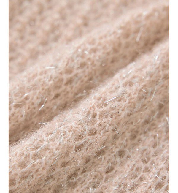 Rope&rsquo;Picnic「【emur/エミュール】フェザーラメメッシュ編みニット」|ニット・セーター|