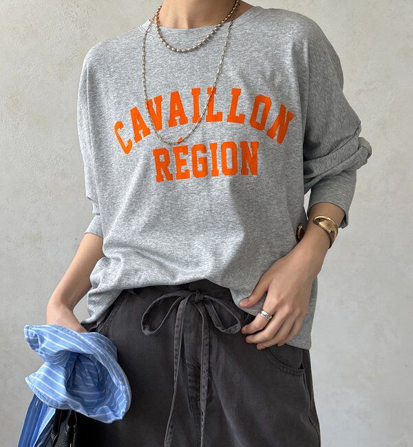 「CAVAILLON REGIONドルマンプリントロンTEE」|Tシャツ・カットソー|